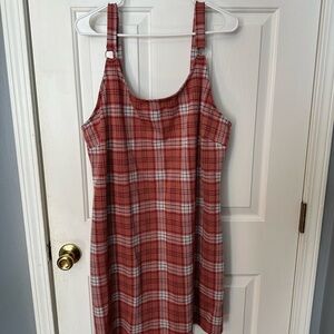 Plaid Red Dress